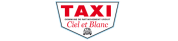 logo Taxi Ciel Et Blanc